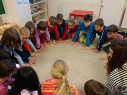 school working together